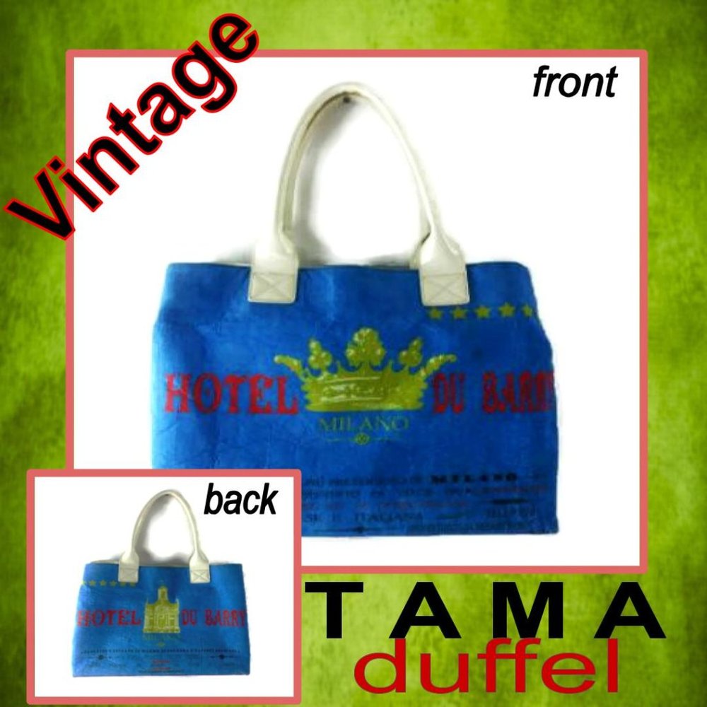 TAMA Vintage Canvas Duffel Leather Handle